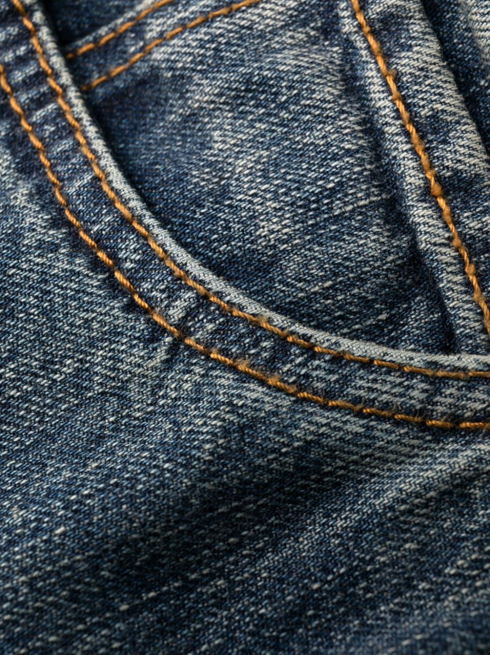 Etro High-Rise Flared Jeans with Pegaso Embroidery Blue Blue