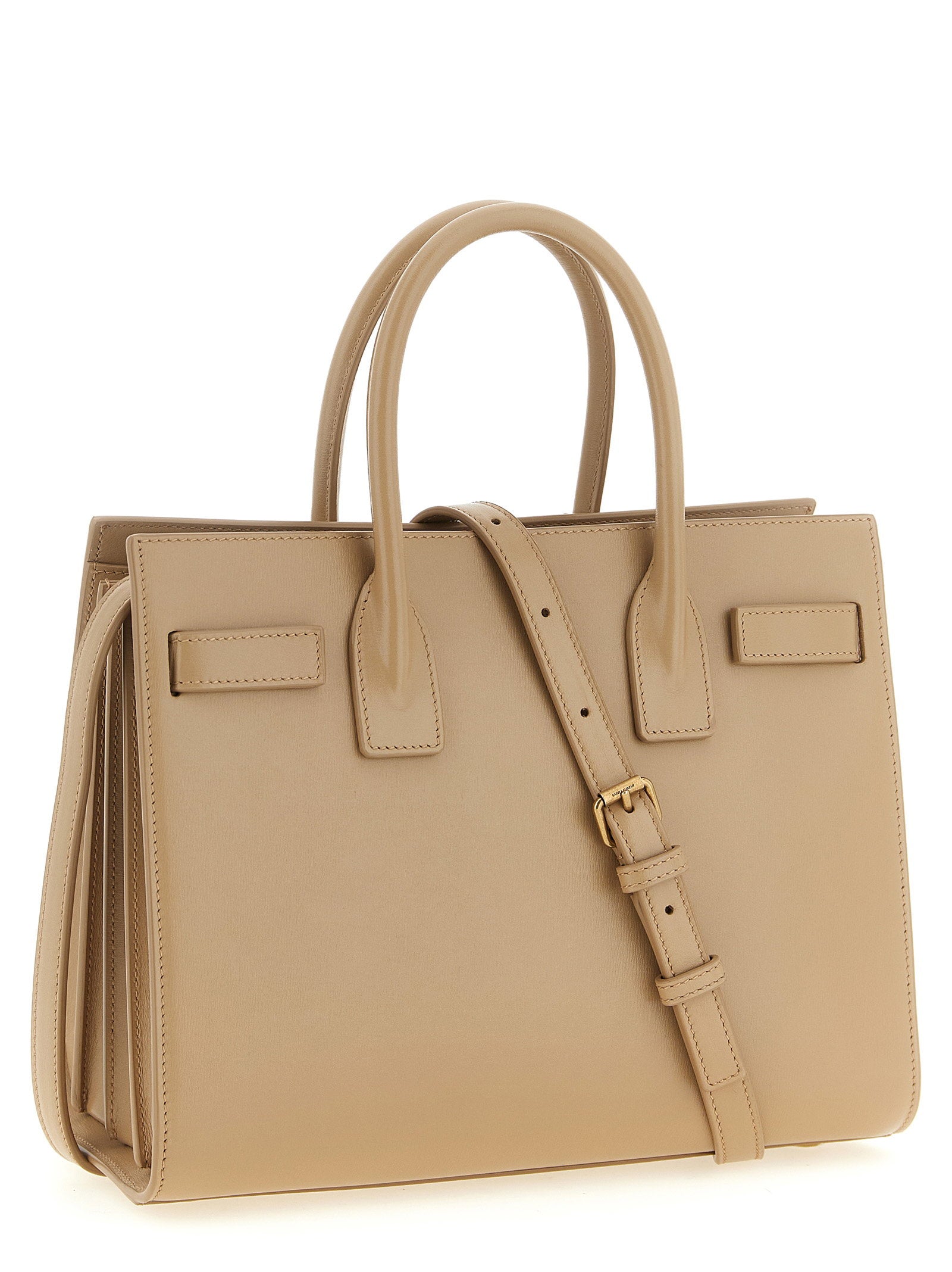 Saint Laurent Sac De Jour Baby Handbag Beige