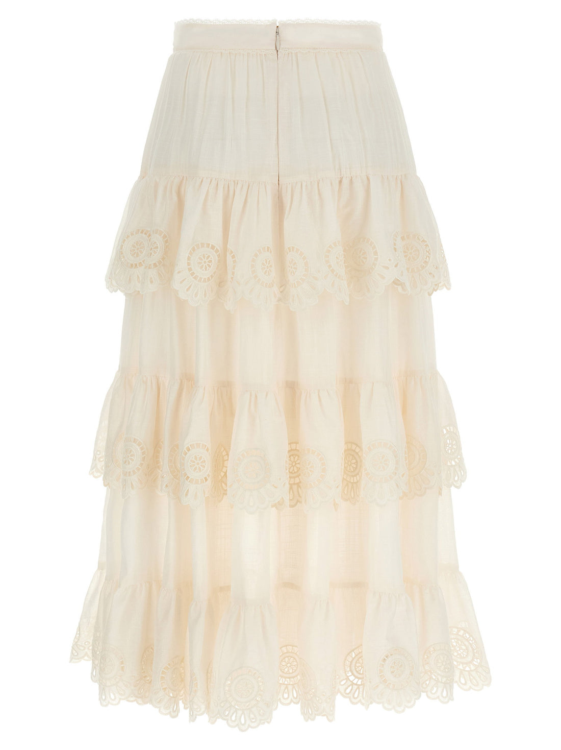 Zimmermann Lucky Skirt White