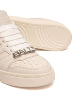 Bally Off-White Calf Leather Logo Sneakers White