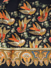 Etro Paisley-Print Straight Silk Trousers Black black