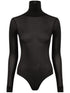 Maison Margiela Signature Four-Stitch Logo Roll Neck Top Black black