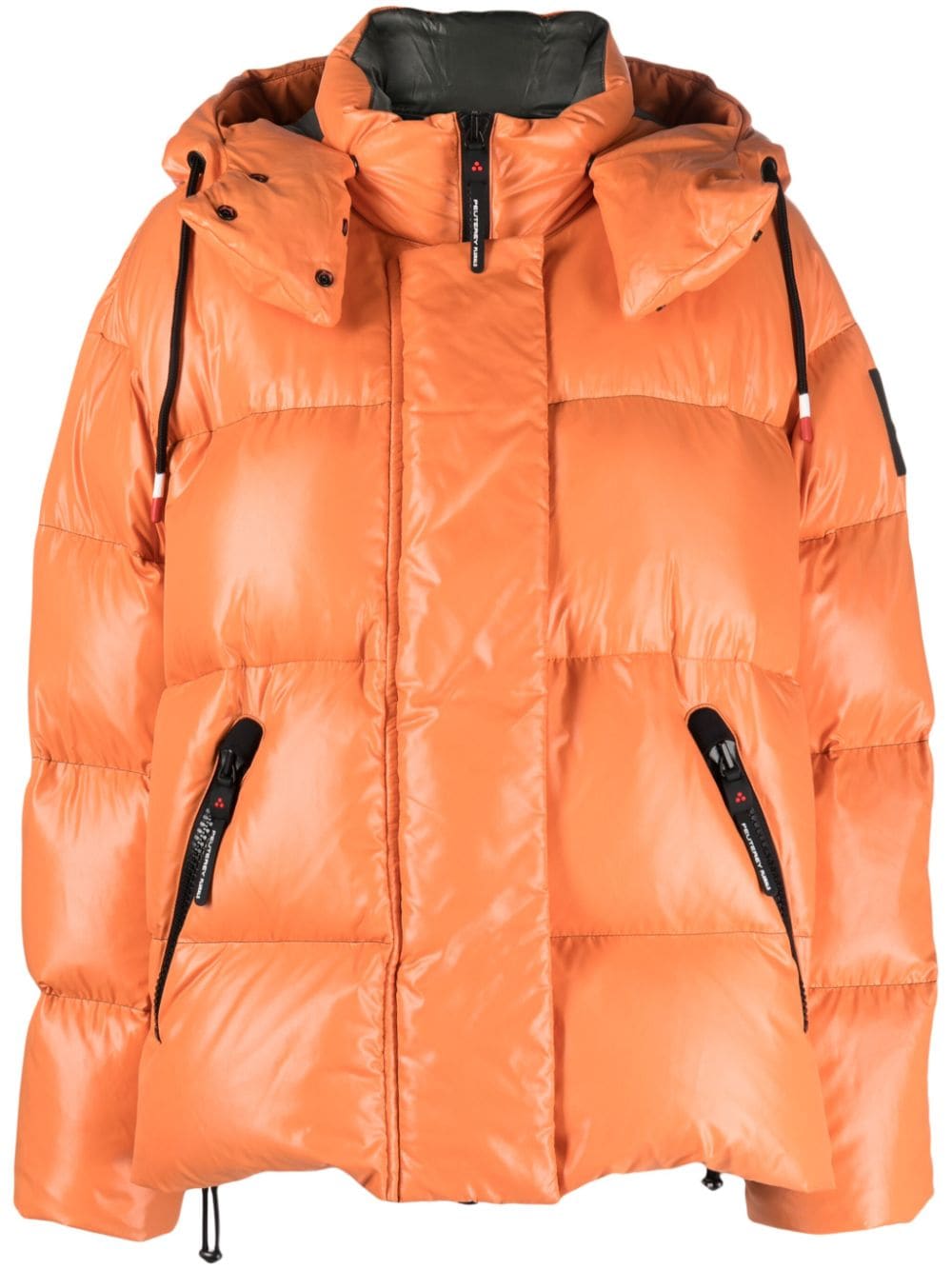 Peuterey Hooded puffer Jacket Orange