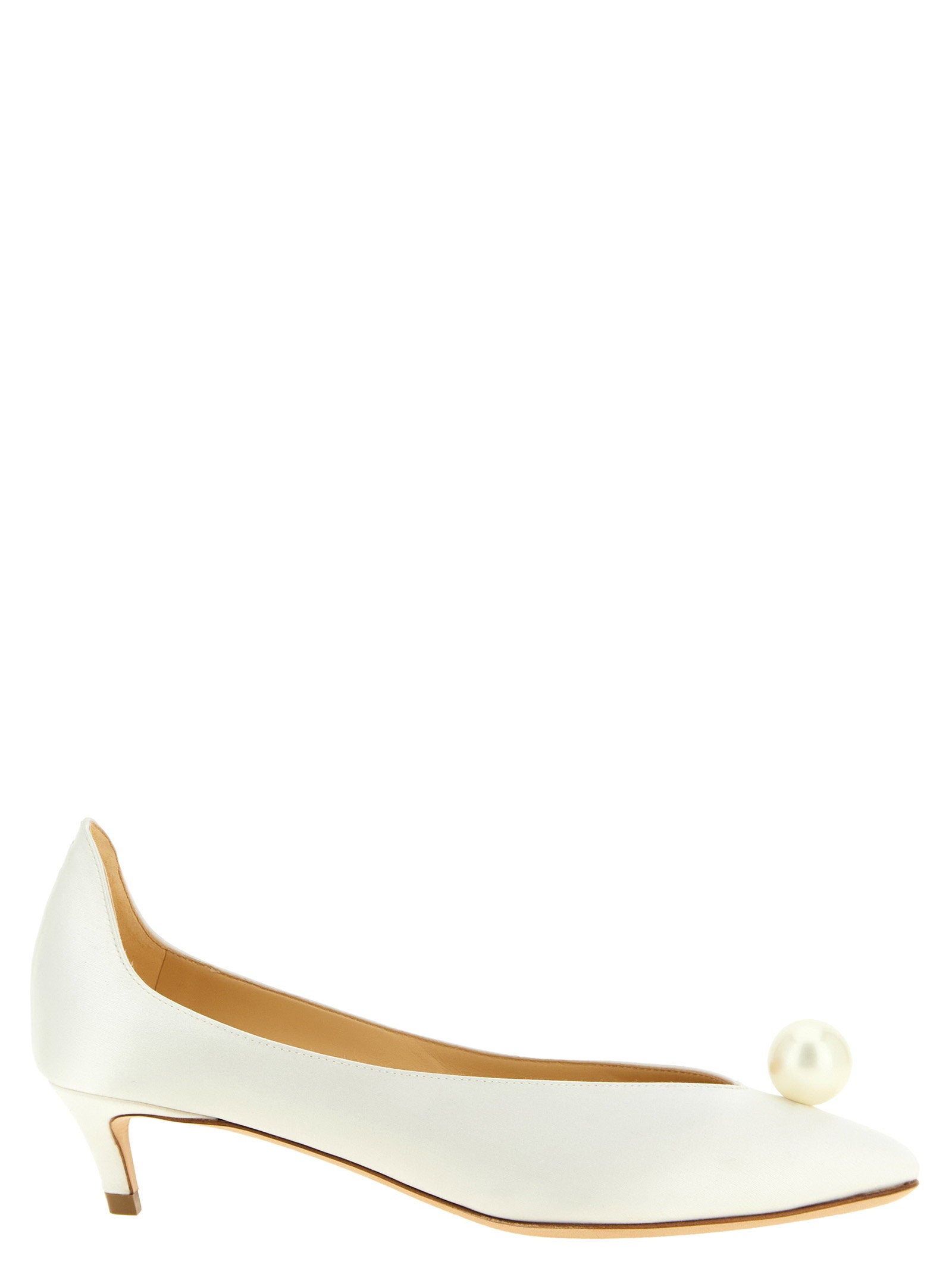Magda Butrym Pearl Pumps White
