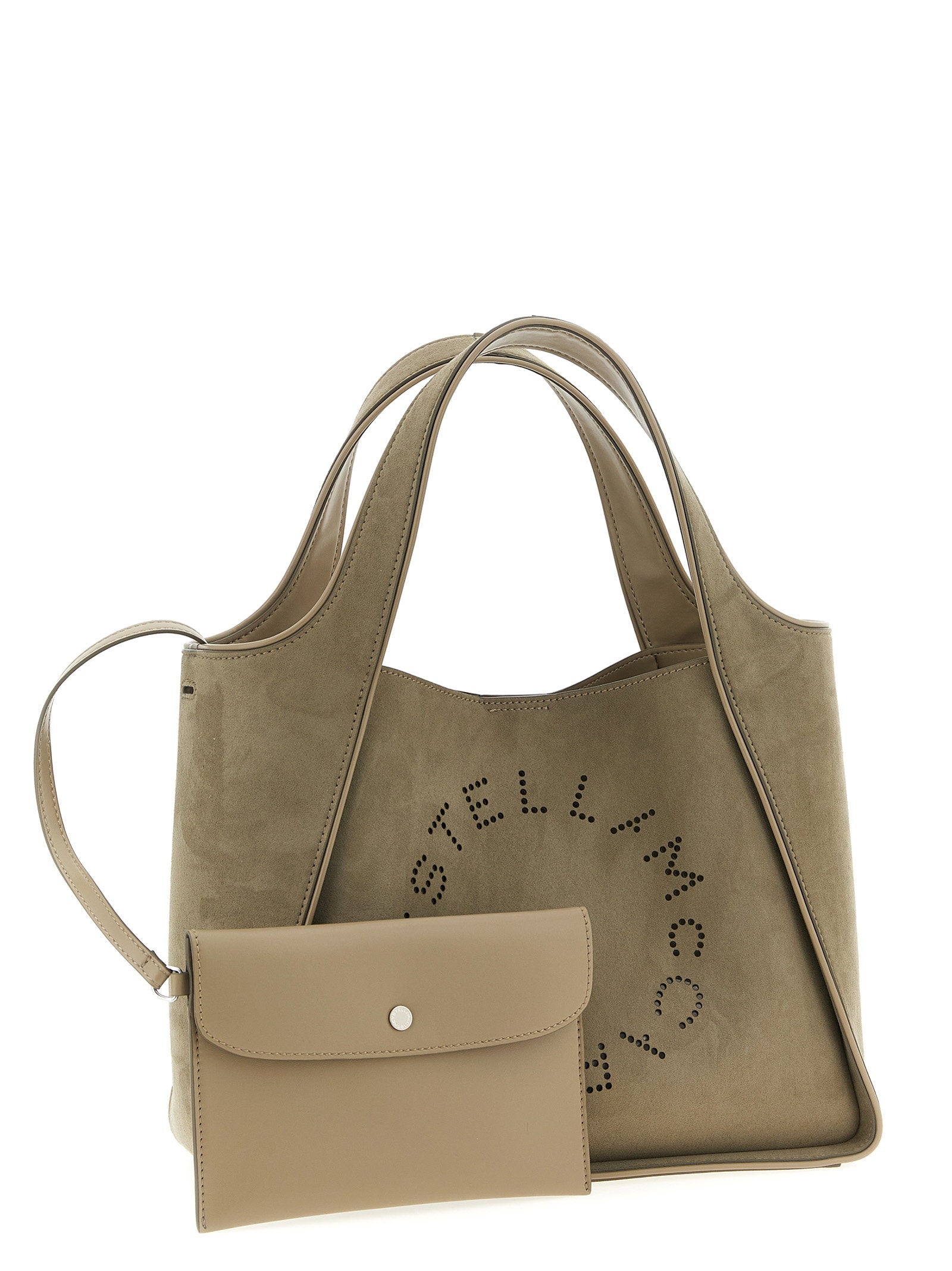 Stella Mccartney Stella Logo Crossbody Bag Green