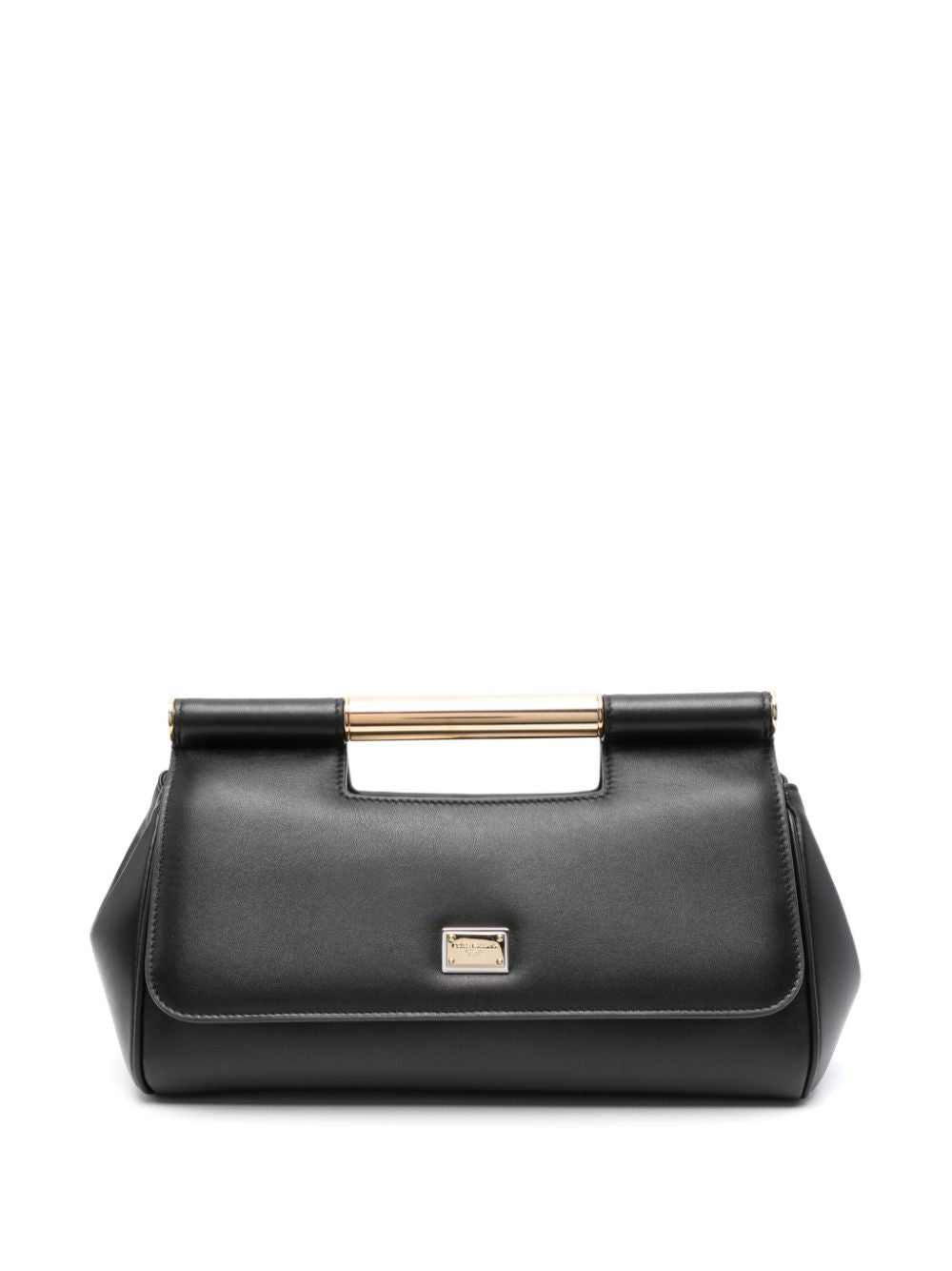 Large Sicily clutch handbag Black