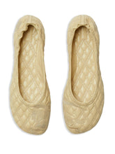 Burberry Sadler quilted leather ballerinas Beige