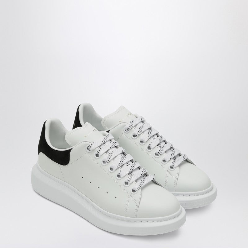 Alexander Mcqueen White & Black Leather Oversized Sneakers White