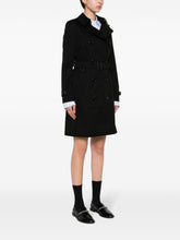 Burberry Gabardine Trench Coat with Belt Black