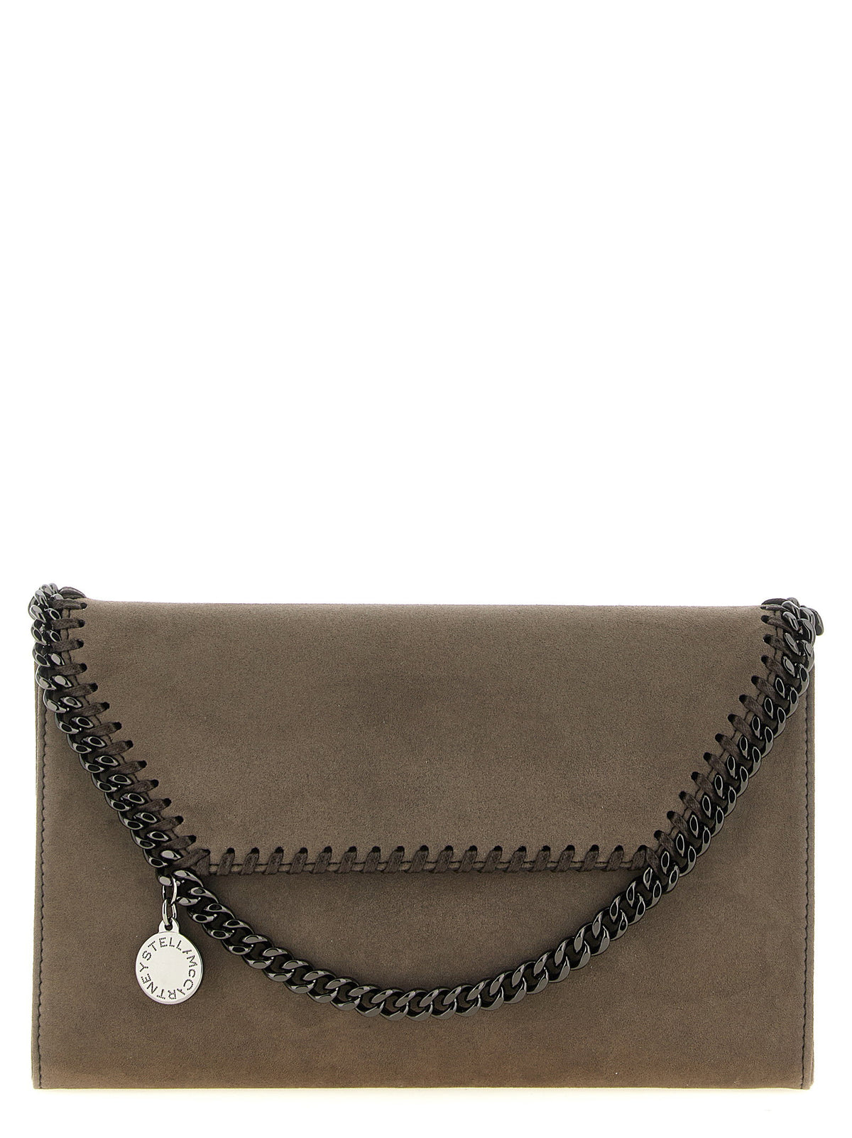 Stella Mccartney Falabella Wallet On Chain Gray