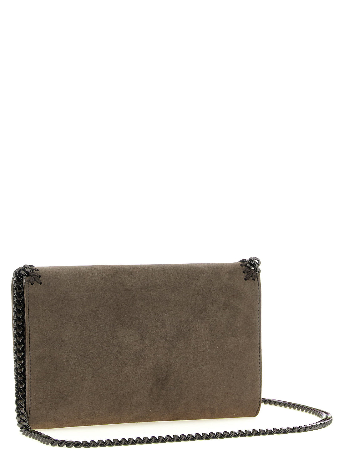 Stella Mccartney Falabella Wallet On Chain Gray