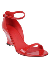 Ferragamo Leather Open-toe Sandals Red