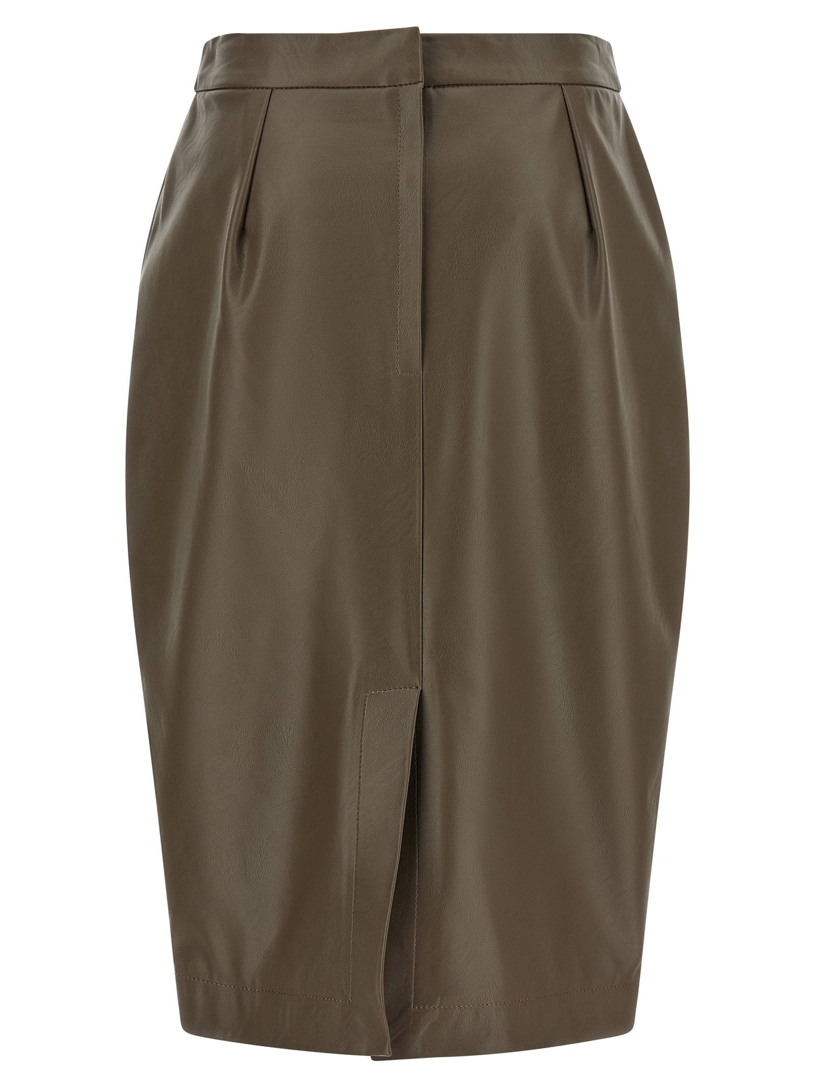 Stella Mccartney High Waist Skirt Brown