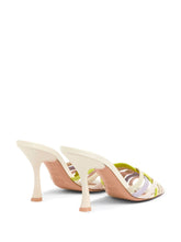 Malone Souliers 90mm Interwoven Nappa Leather Mules Multicolour