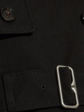 Burberry Cotton Trench Coat Black