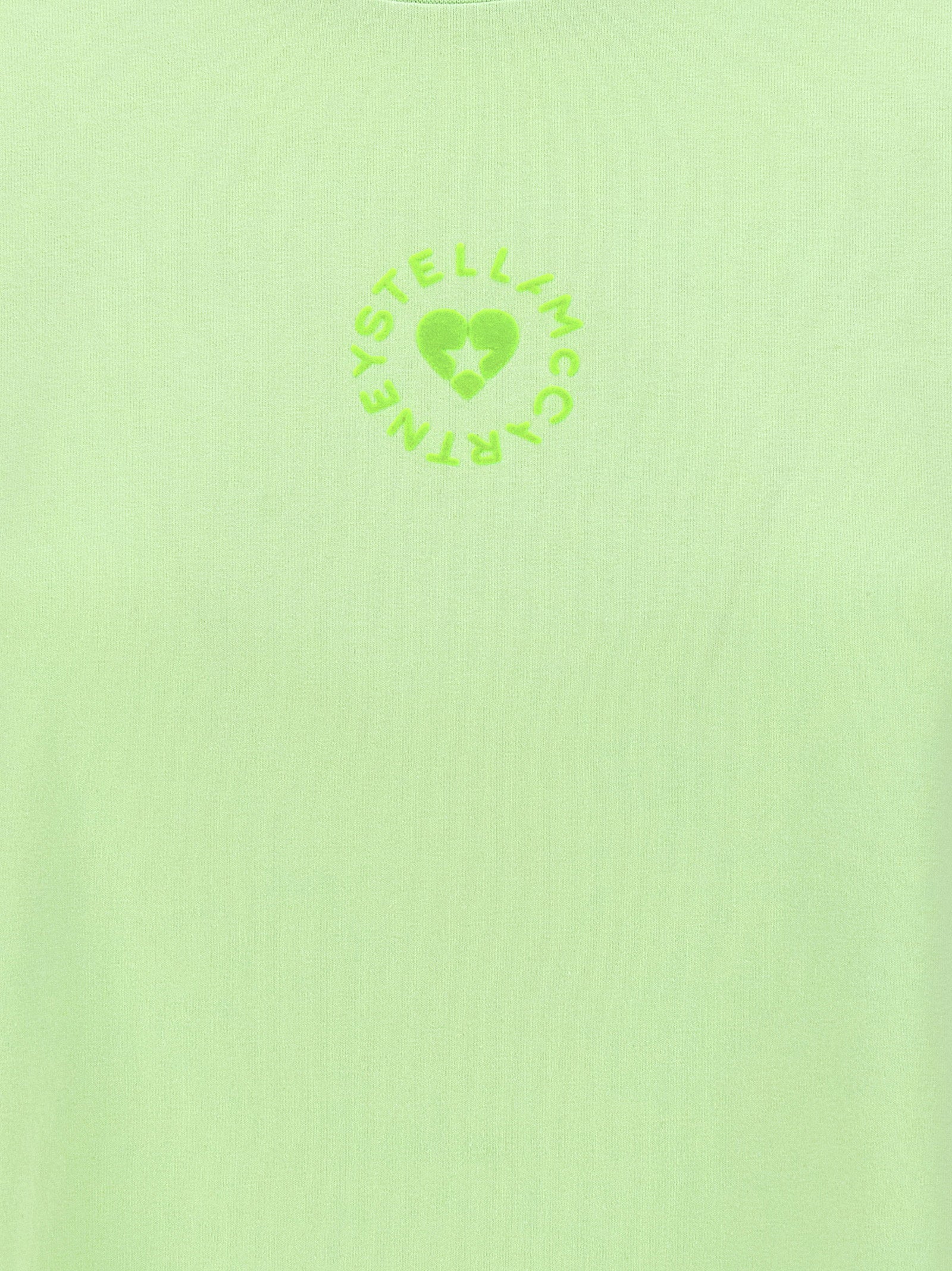 Stella Mccartney Iconic Mini Heart T-shirt Green