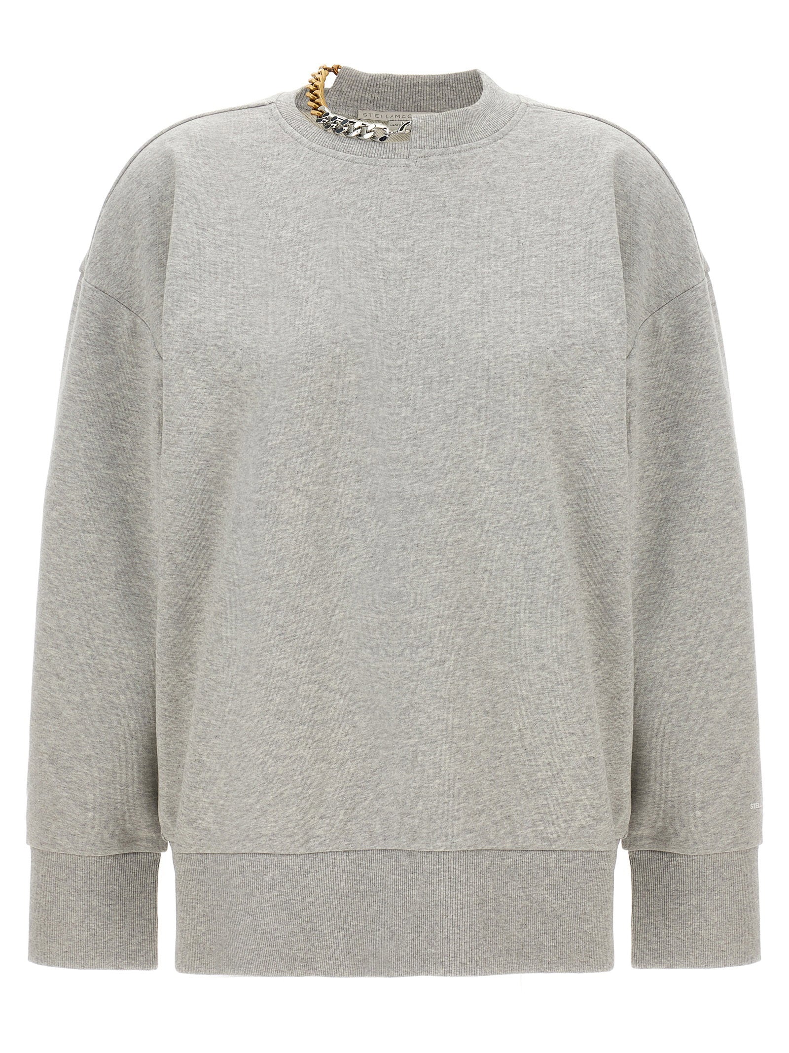 Stella Mccartney Chain Sweatshirt Gray