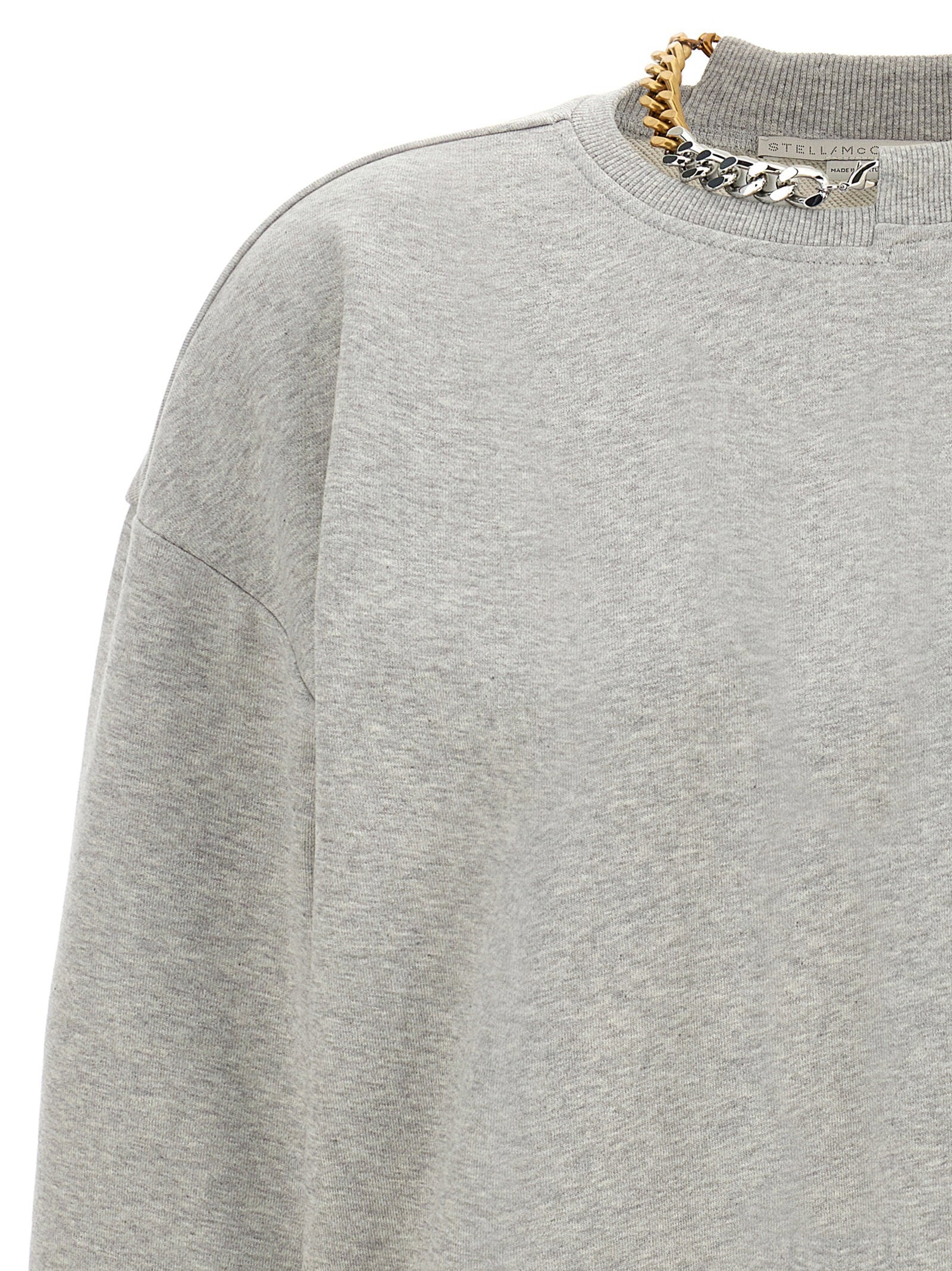 Stella Mccartney Chain Sweatshirt Gray