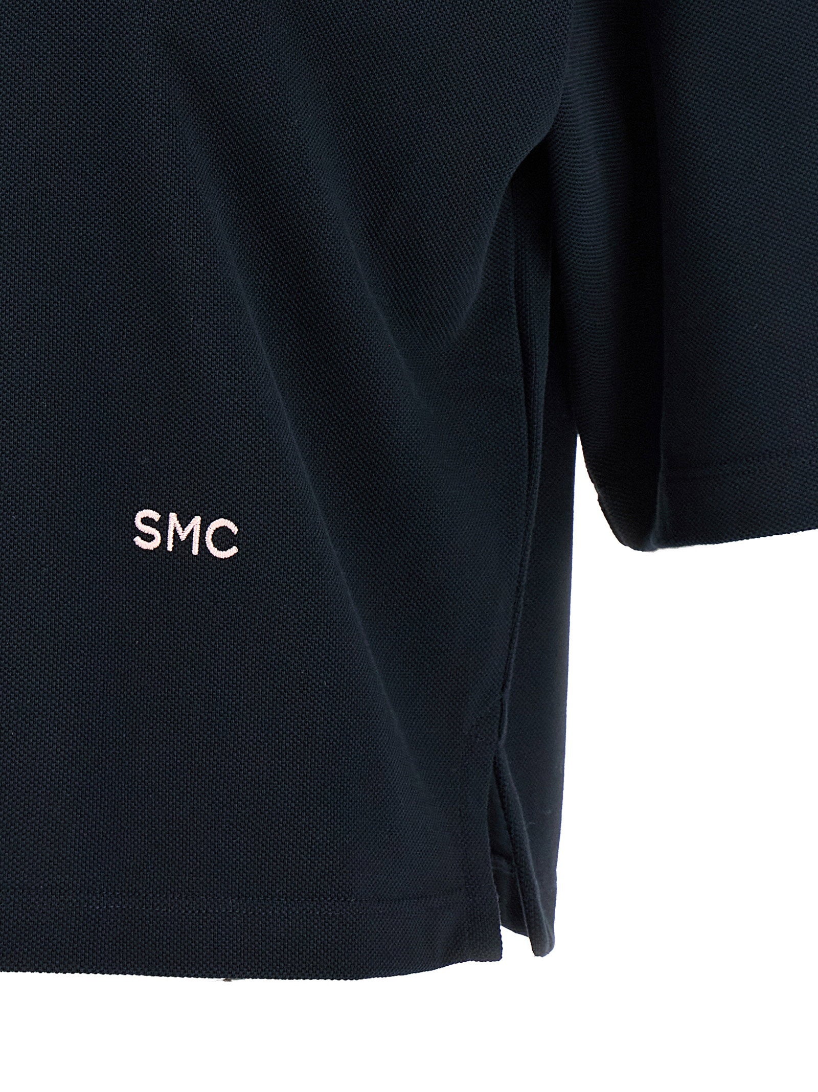 Stella Mccartney Cropped Piquet Polo Blue