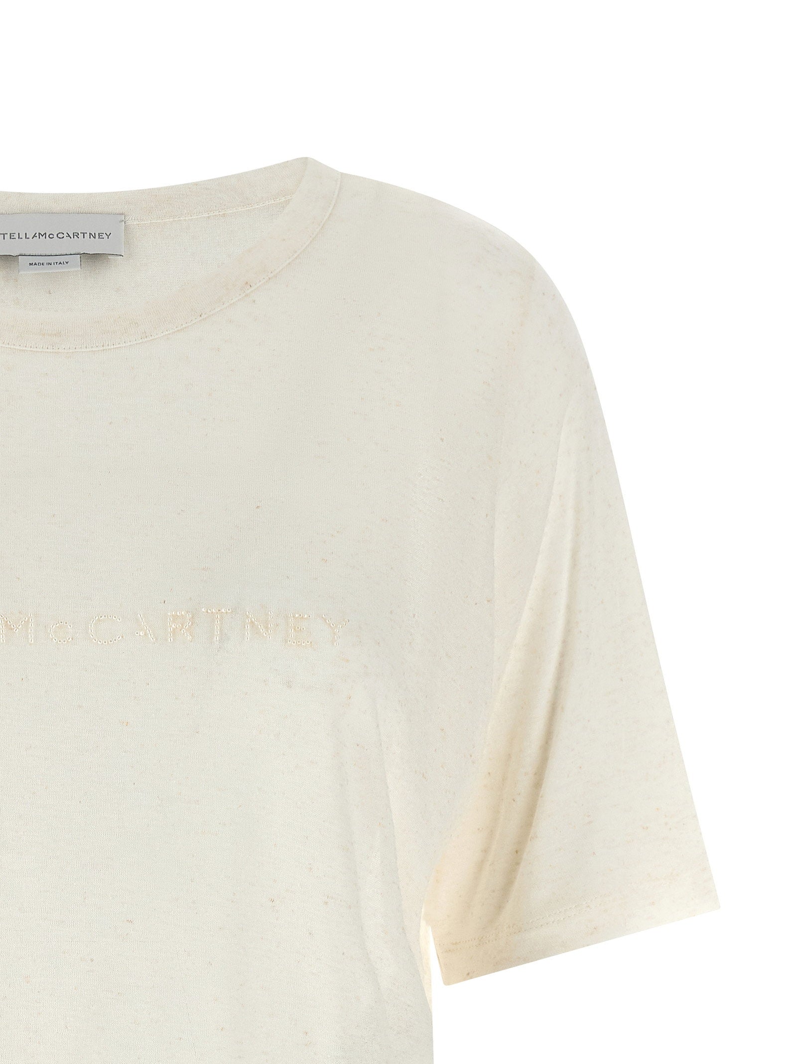 Stella Mccartney Beads Embroidery T-shirt White