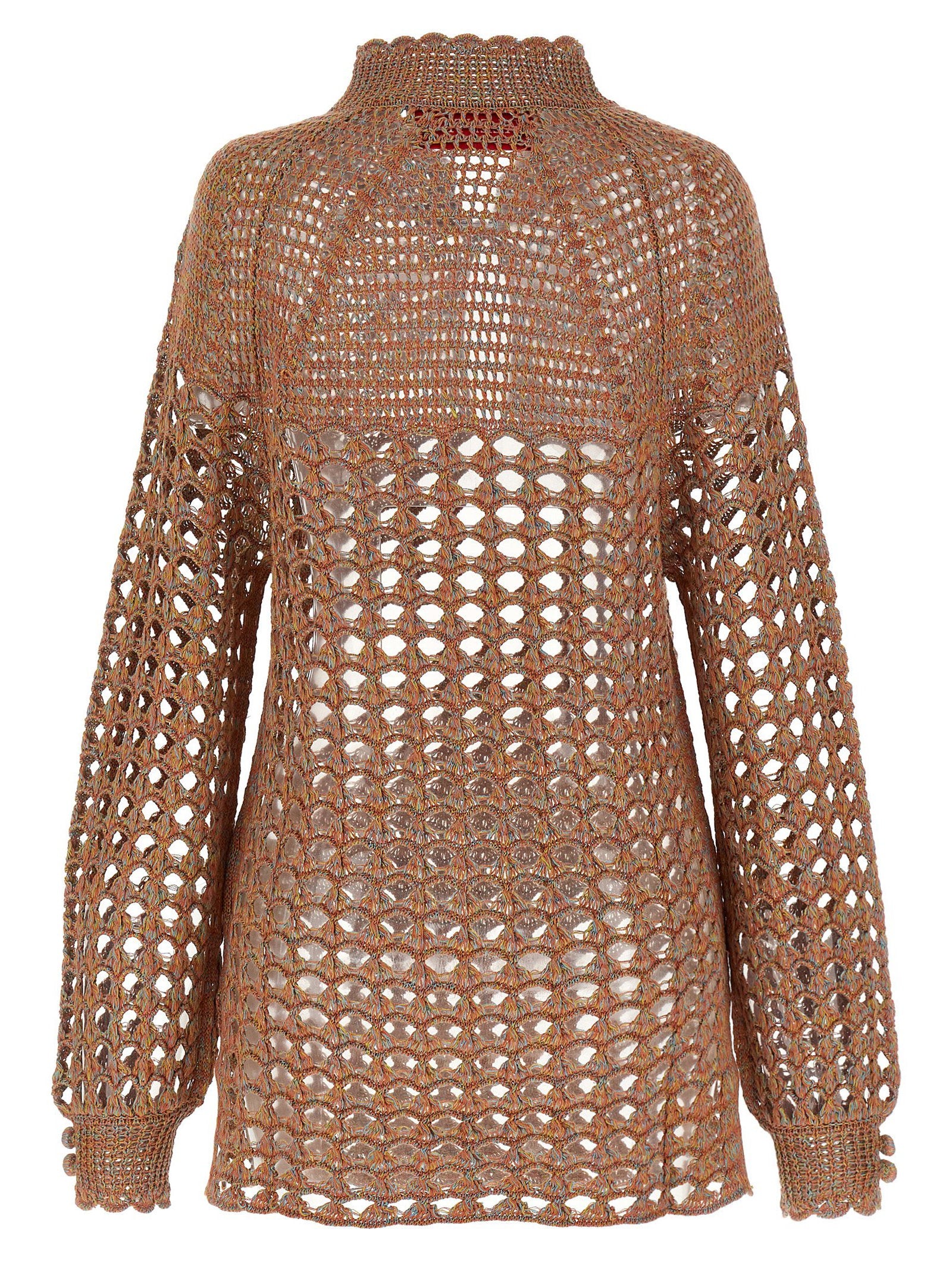Valentino Garavani Openwork Sweater Multicolor