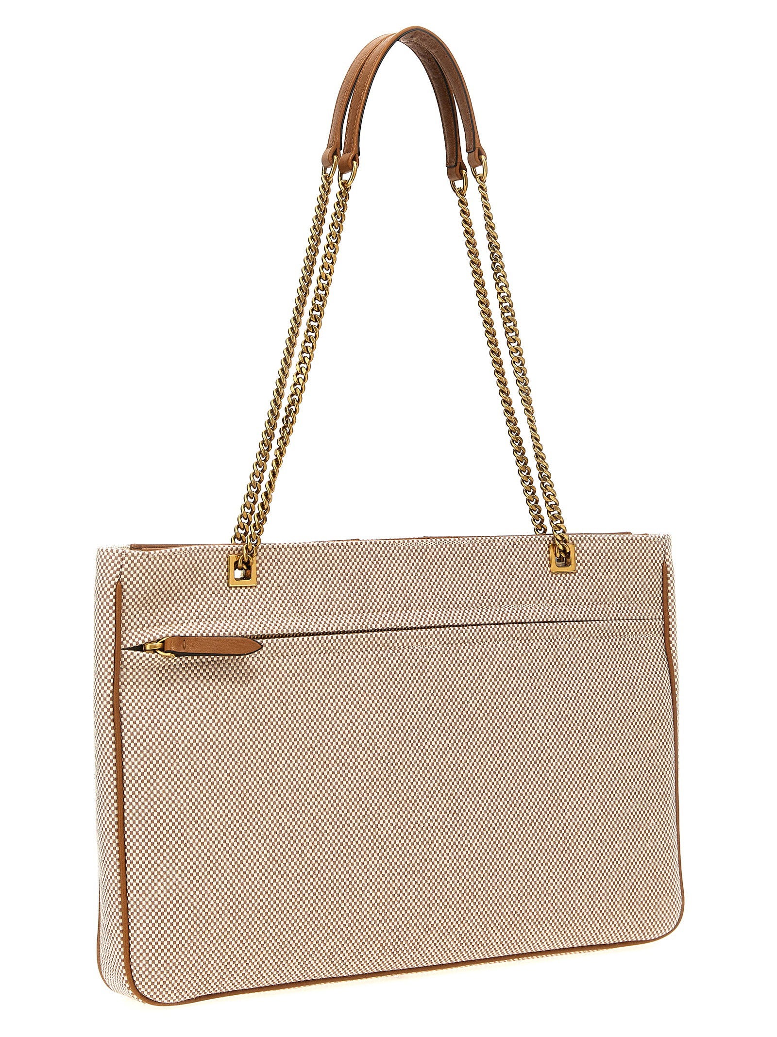 Valentino Garavani Viva Superstar Midi Shopping Bag Beige