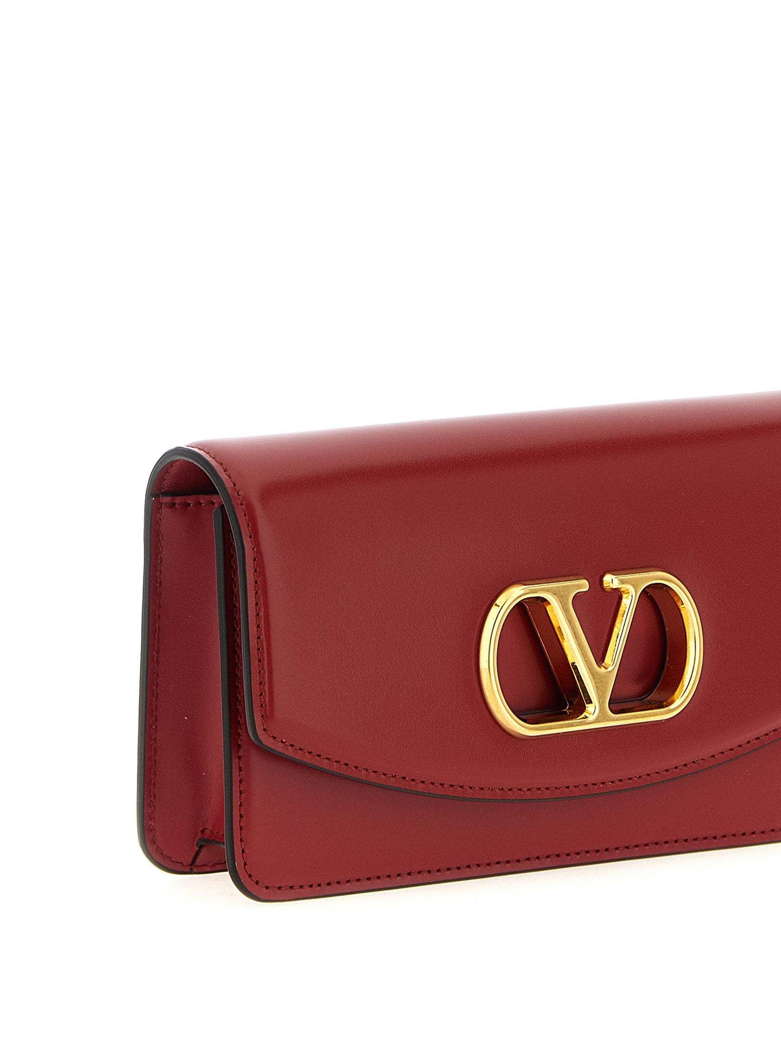 Valentino Garavani Vain Clutch Bag Red