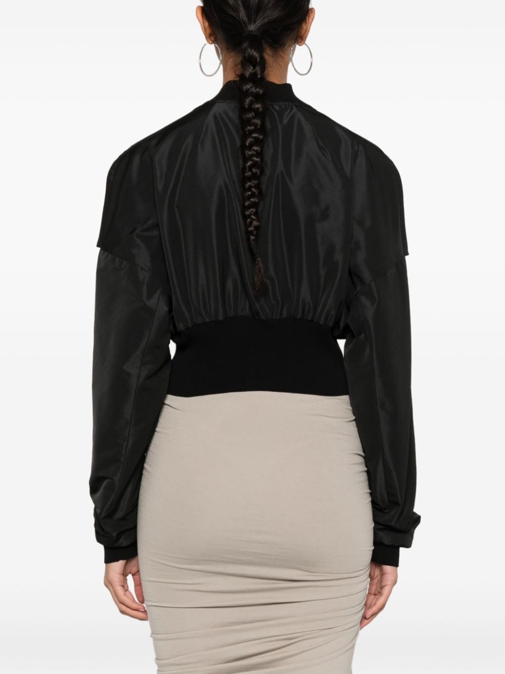 Rick Owens Padded Cropped Jacket Black Black