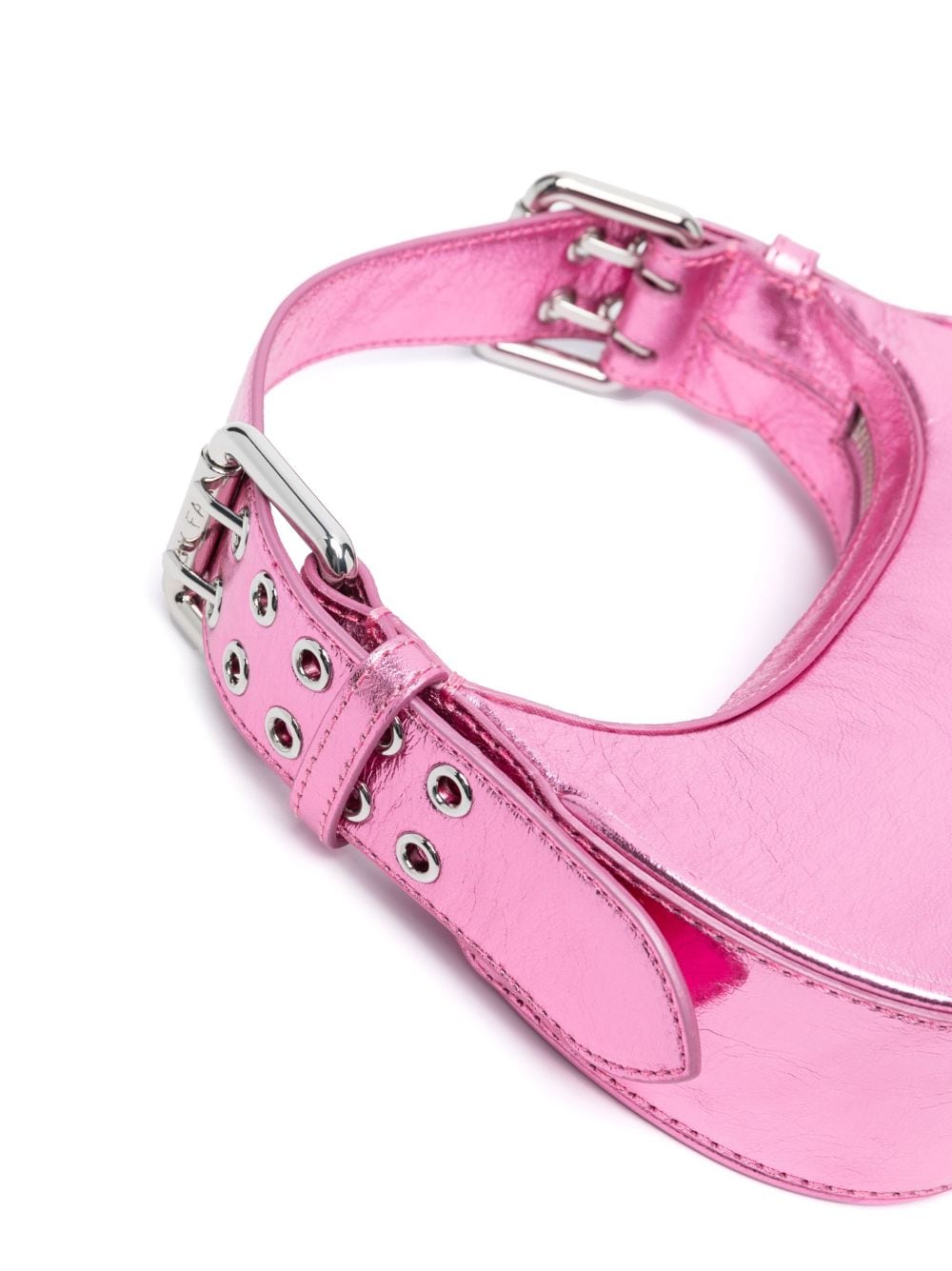 By Far Soho Mini Shoulder Bag Fuchsia