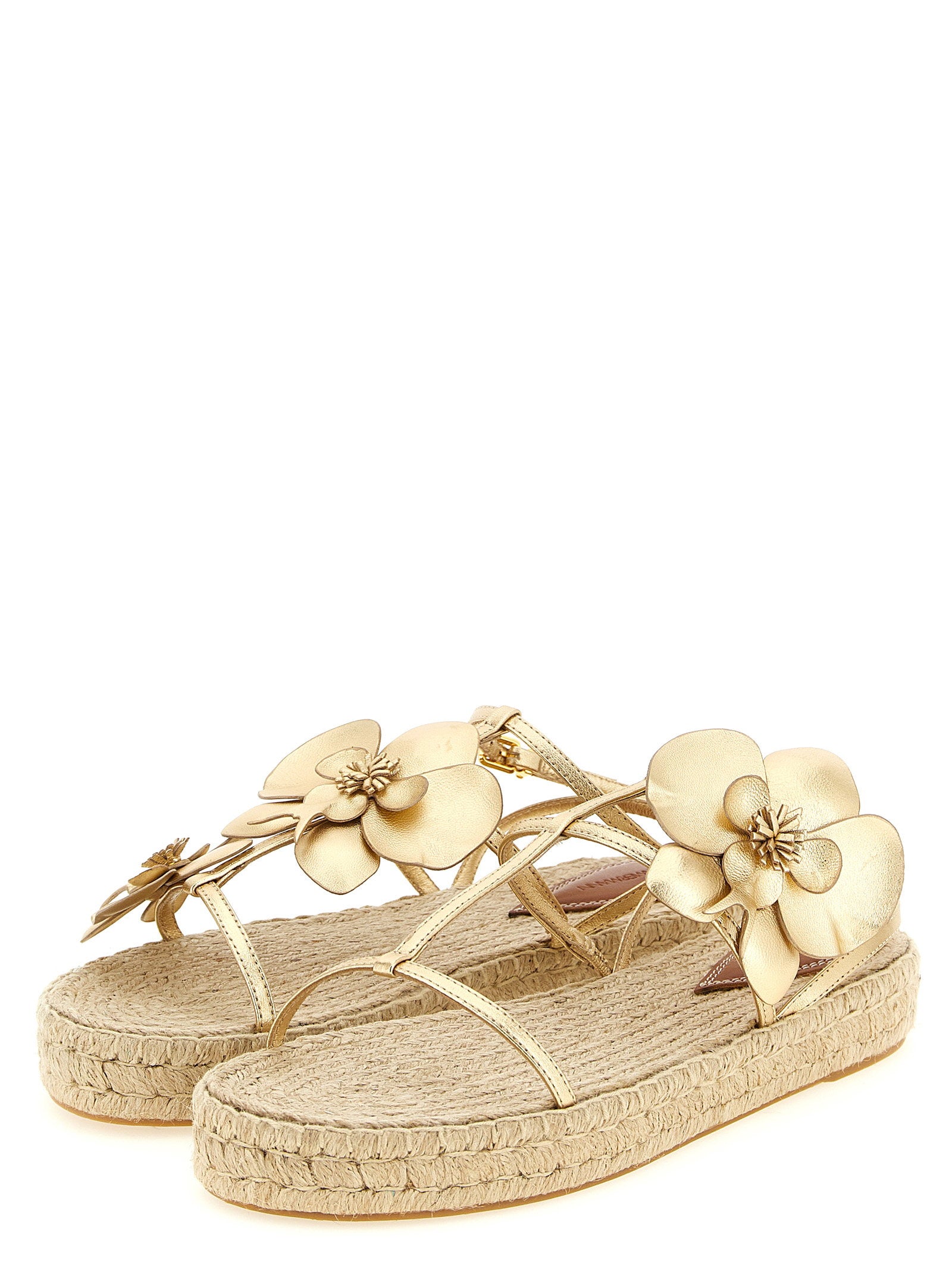 Zimmermann Orchid Sandals Gold