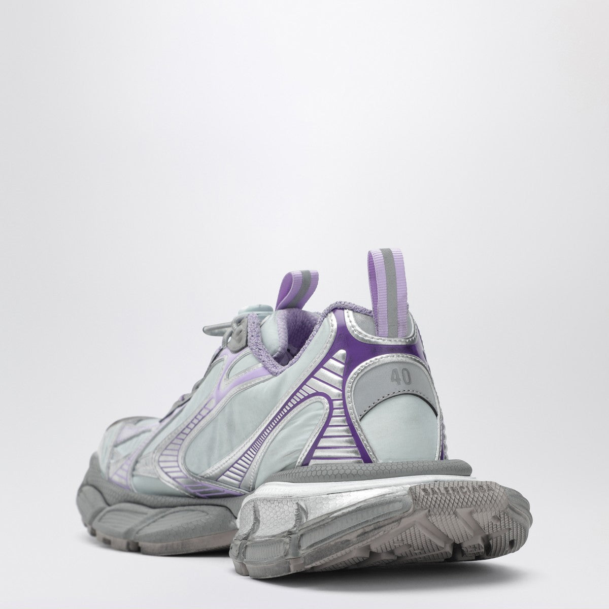 Balenciaga 3XL Aqua, Lilac and Grey Sneakers Multicolor