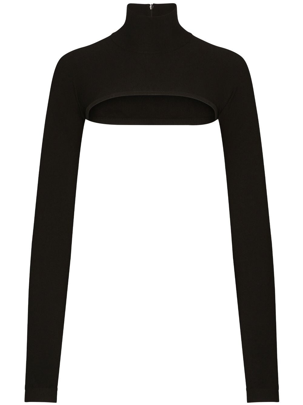 D&G cropped high-neck top