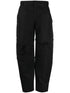 WARDROBE.NYC Detachable Cotton Cargo Pants Black Black