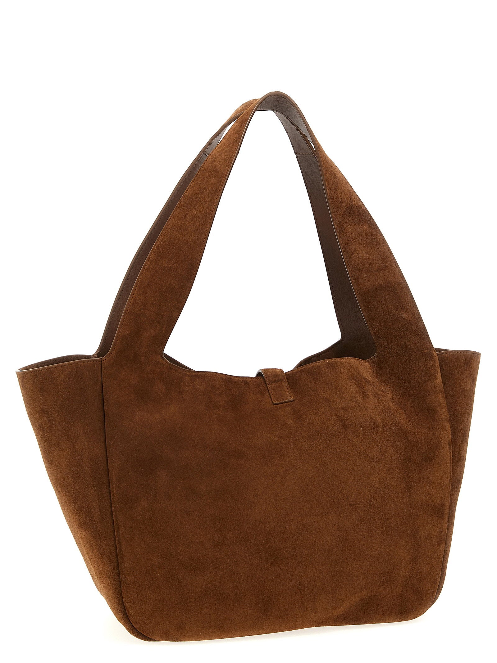 Saint Laurent Le 5 à 7 Bea Shoulder Bag Brown