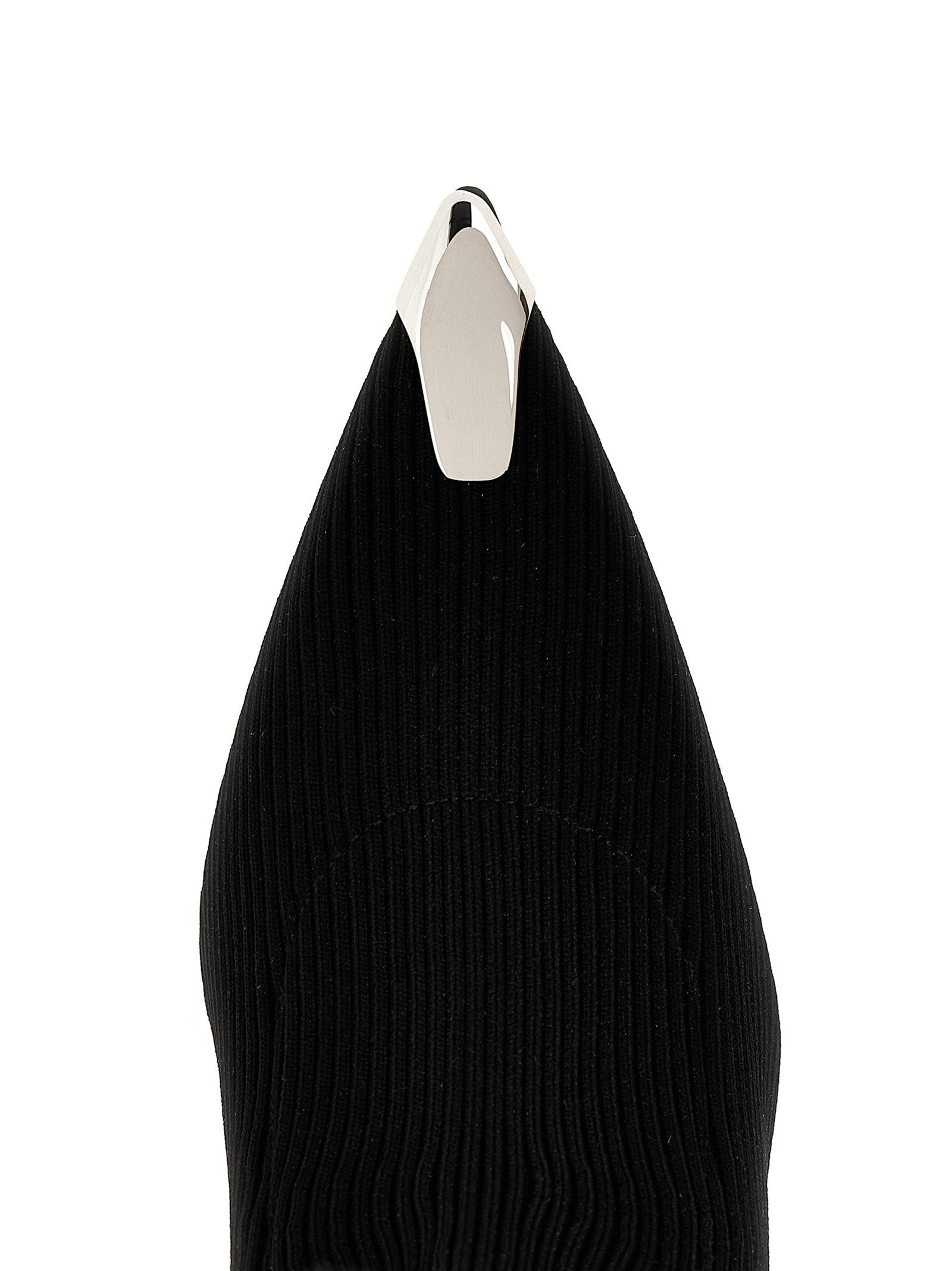 Alexander McQueen Slash Ankle Boots Black