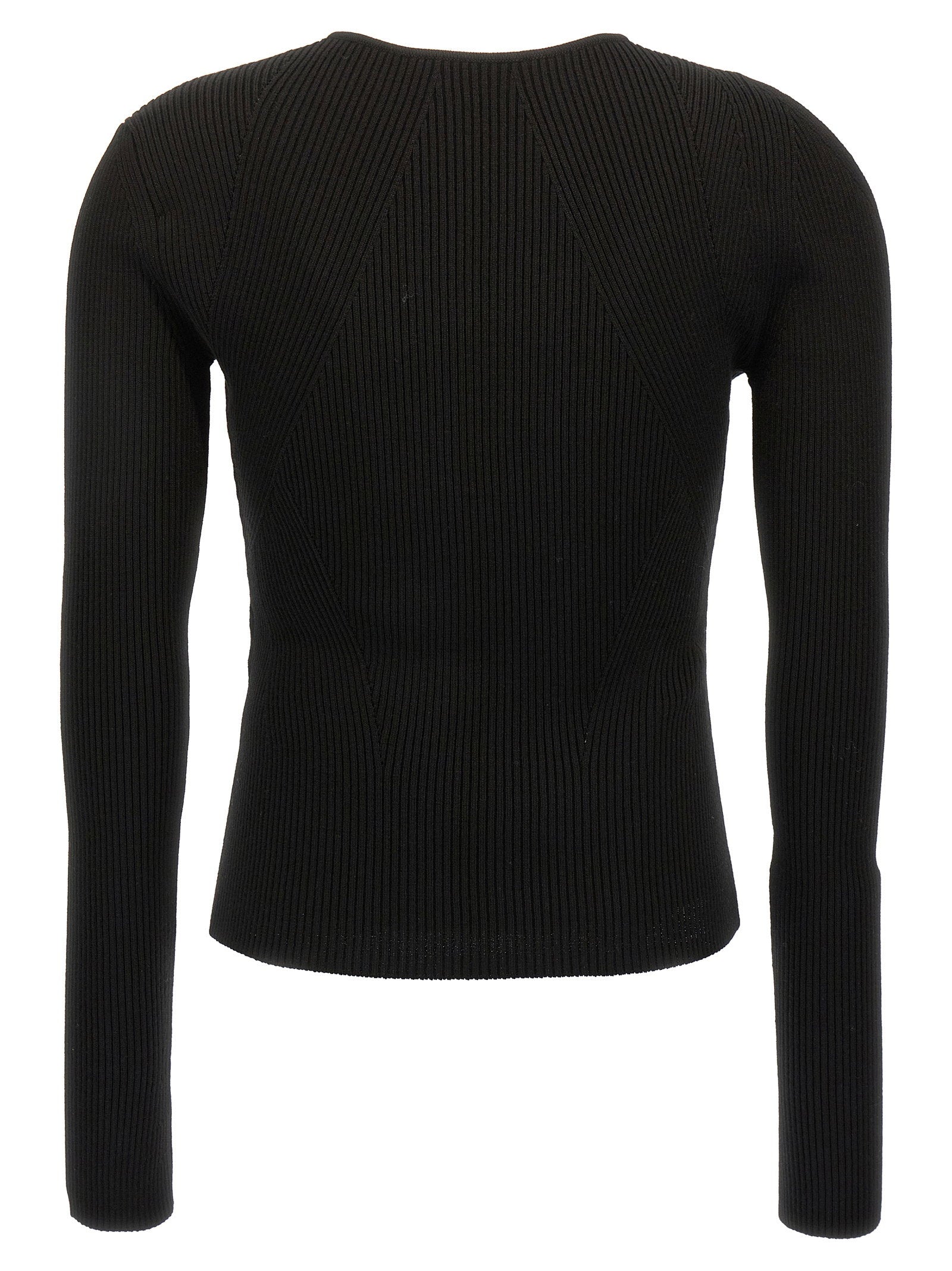 Alexander McQueen Cut-out Sweater Black