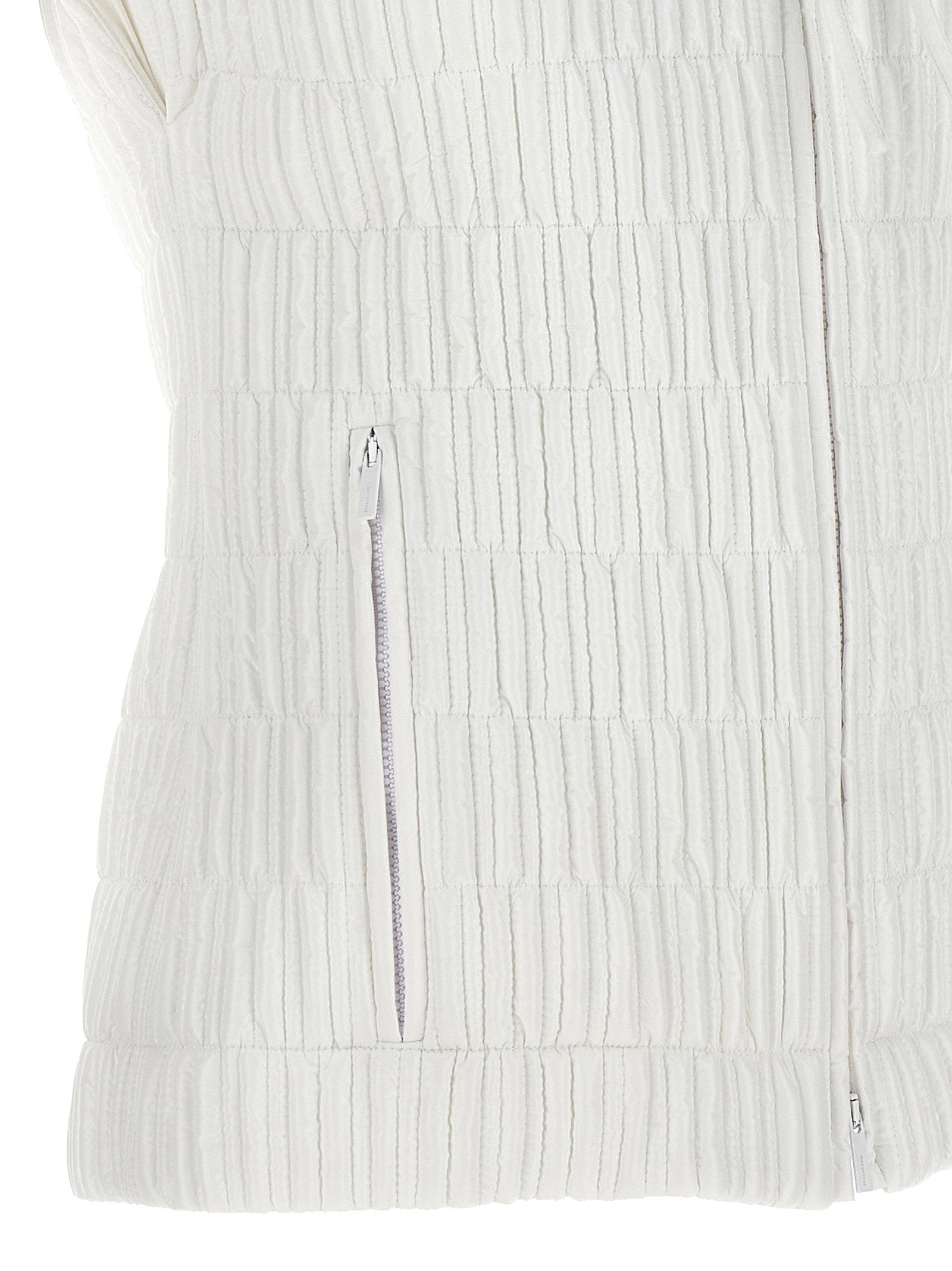 Ferragamo Hooded Vest White