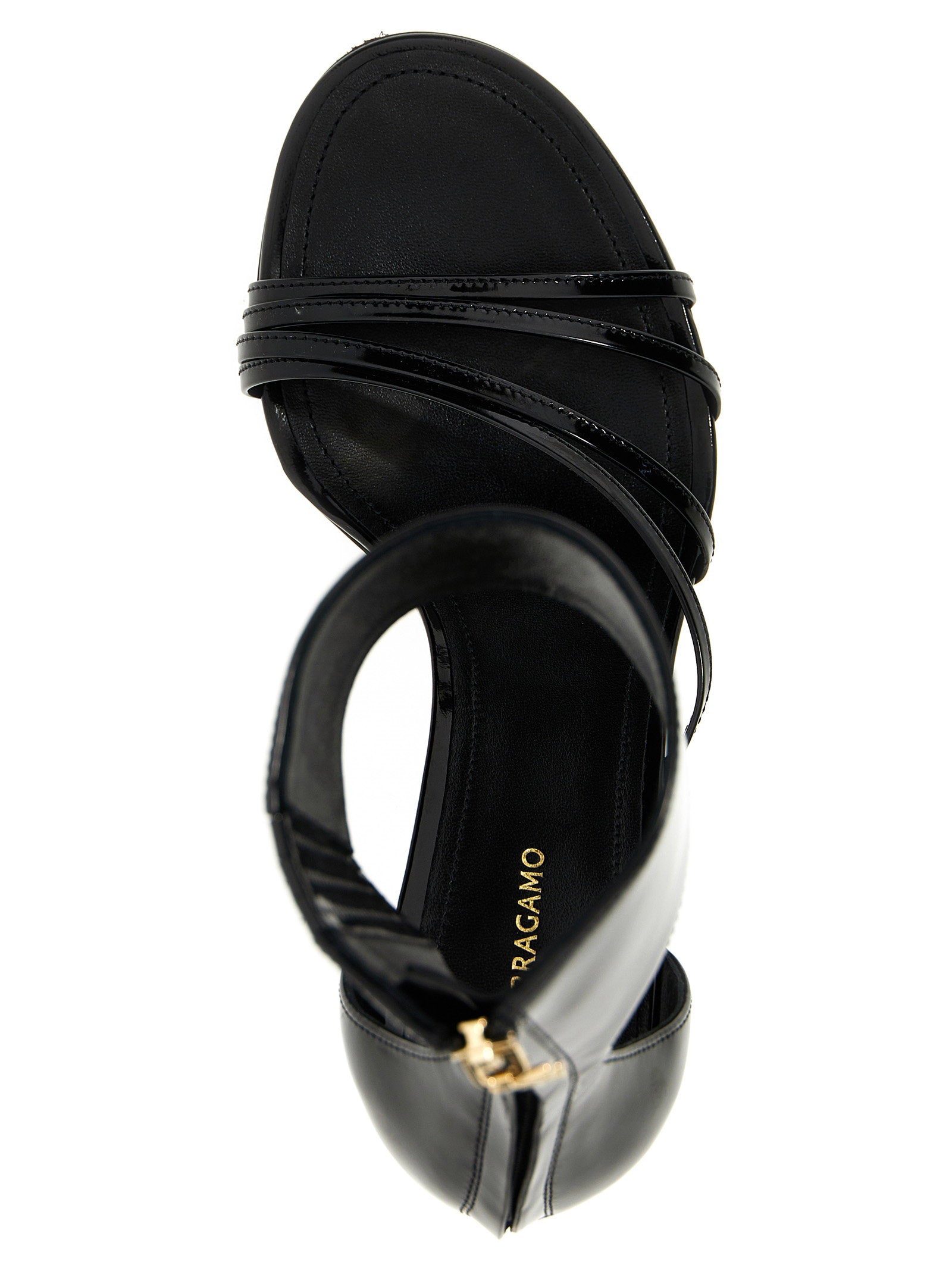Ferragamo Clethra Sandals Black
