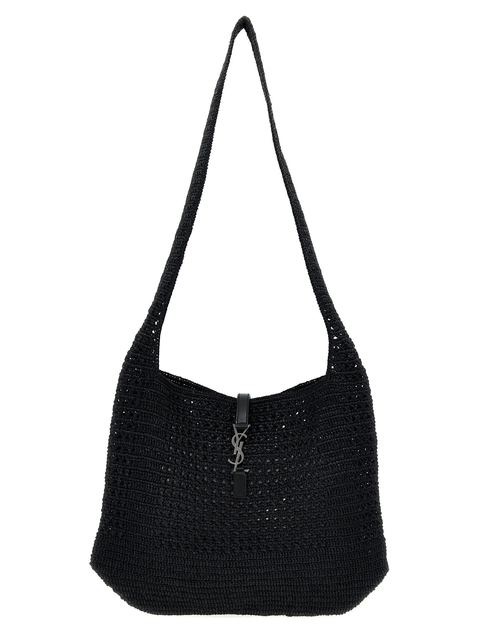Saint Laurent Le 5 à 7 Midi Shopping Bag Black