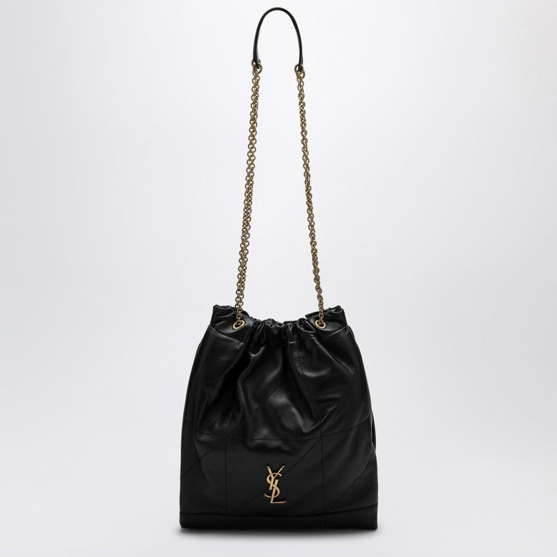 Saint Laurent Jamie 4.3 Drawstring Lambskin Bag Black
