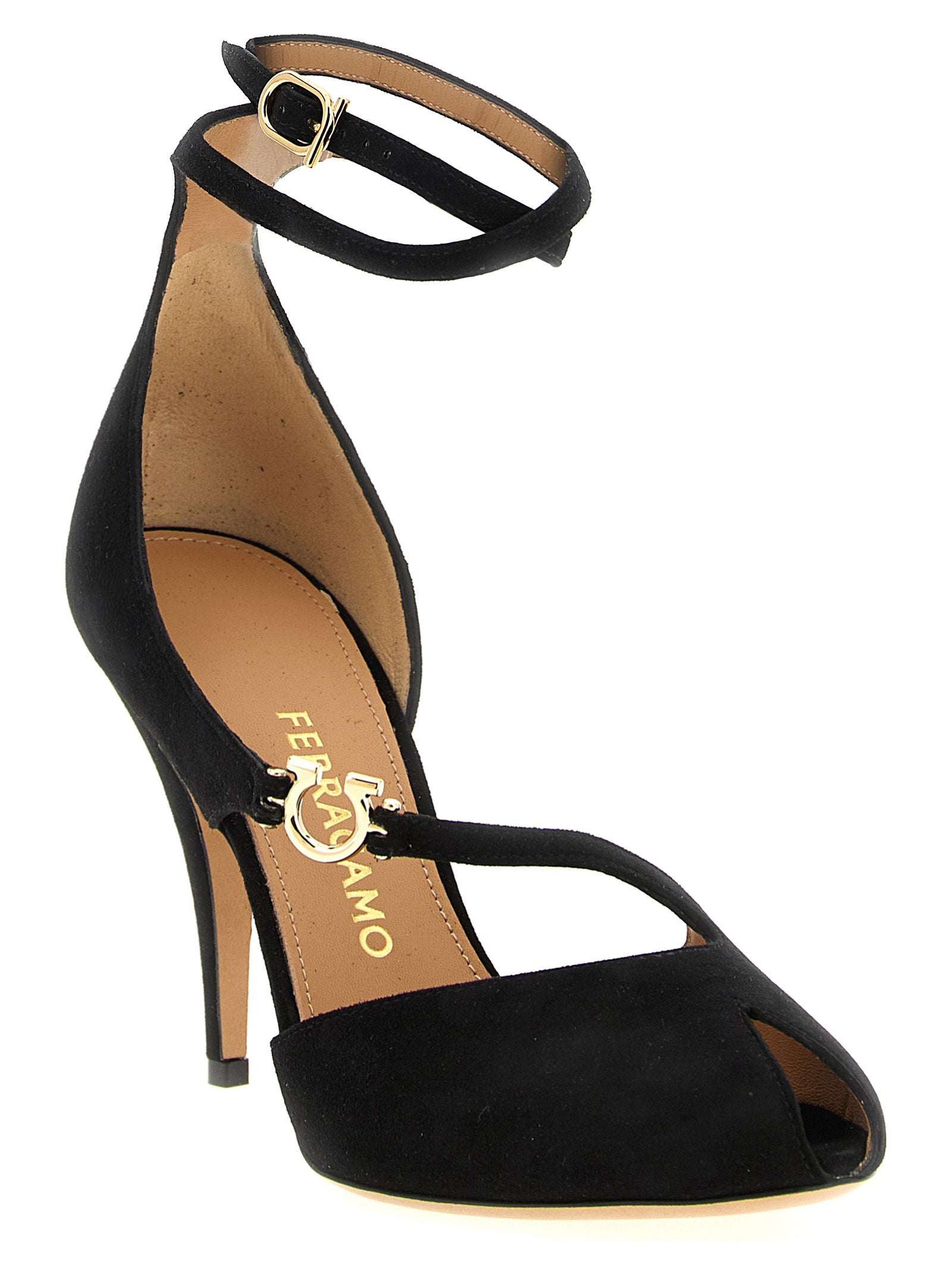 Ferragamo Molly Sandals Black