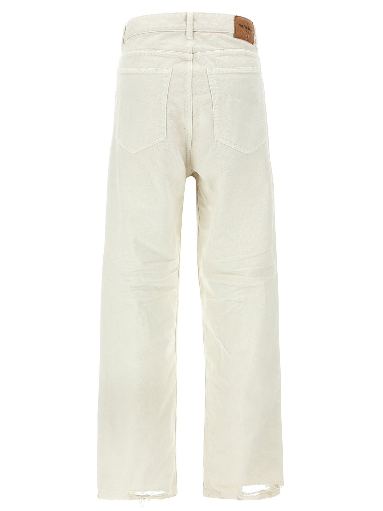Balenciaga Denim Jeans White