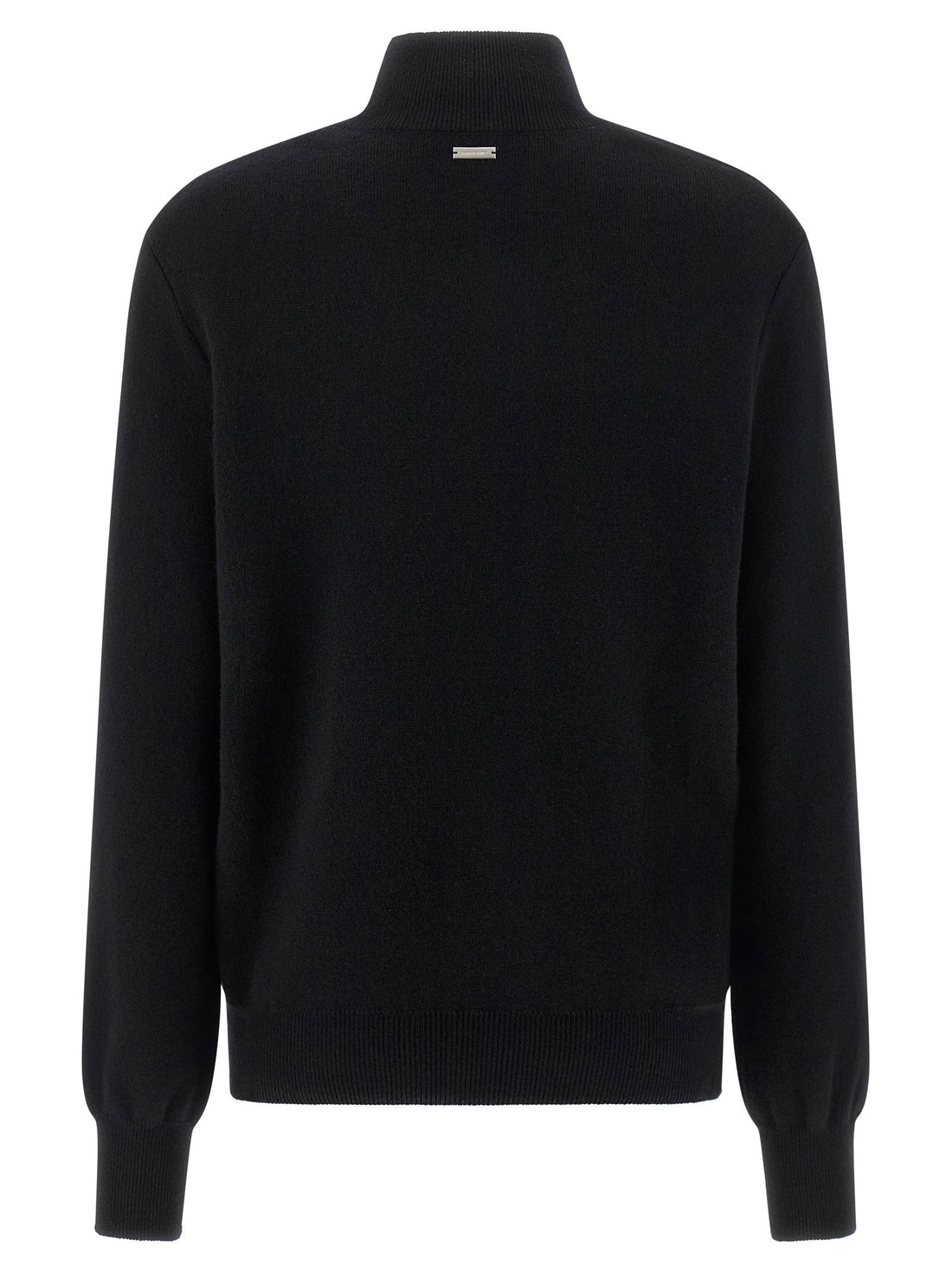 Ferragamo Floral Insert Sweater Black