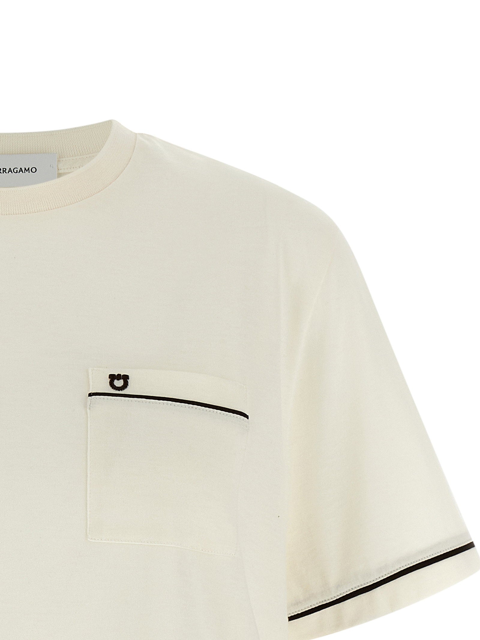 Ferragamo Gancini T-shirt Beige