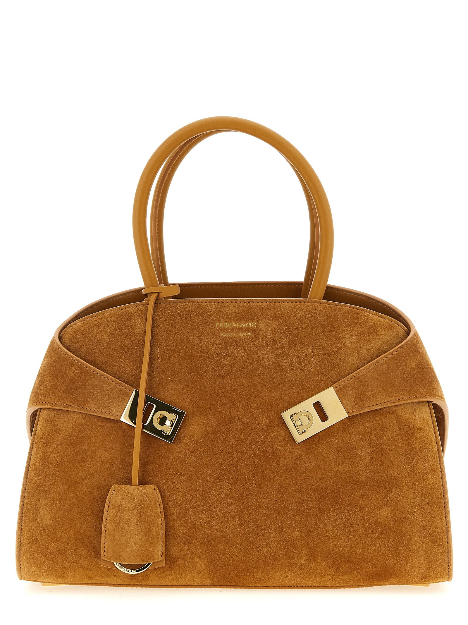 Ferragamo Hug Th S Handbag Beige
