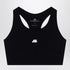 Balenciaga Black Matt Nylon-Blend Sleeveless Top with Reflective Logo Black