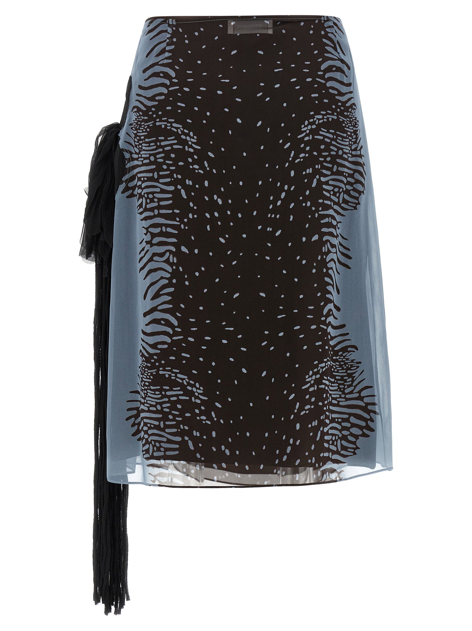 Ferragamo Georgette Skirt Multicolor