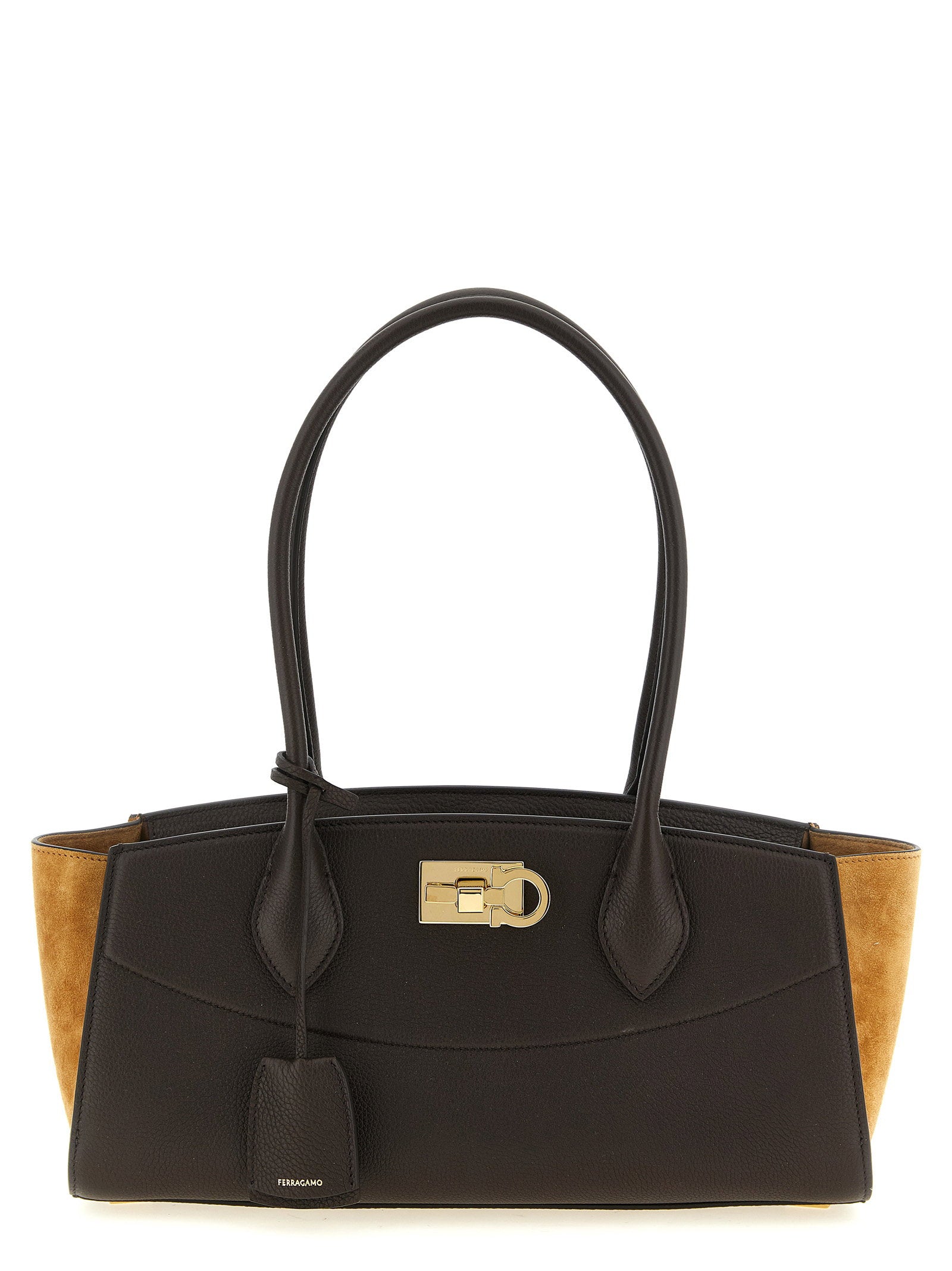 Newferragamo Studiosoft Eastwest(m) Shoulder Bag Brown