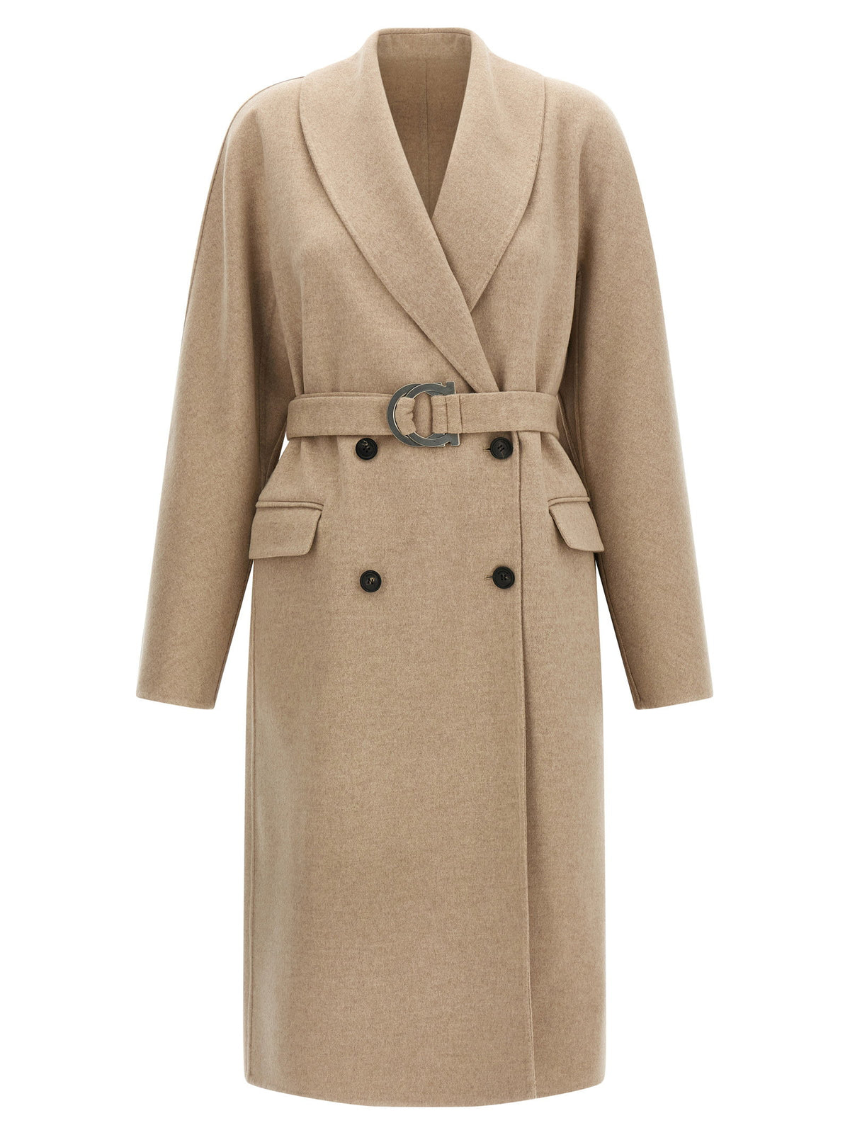 Ferragamo Chateau Coat Beige