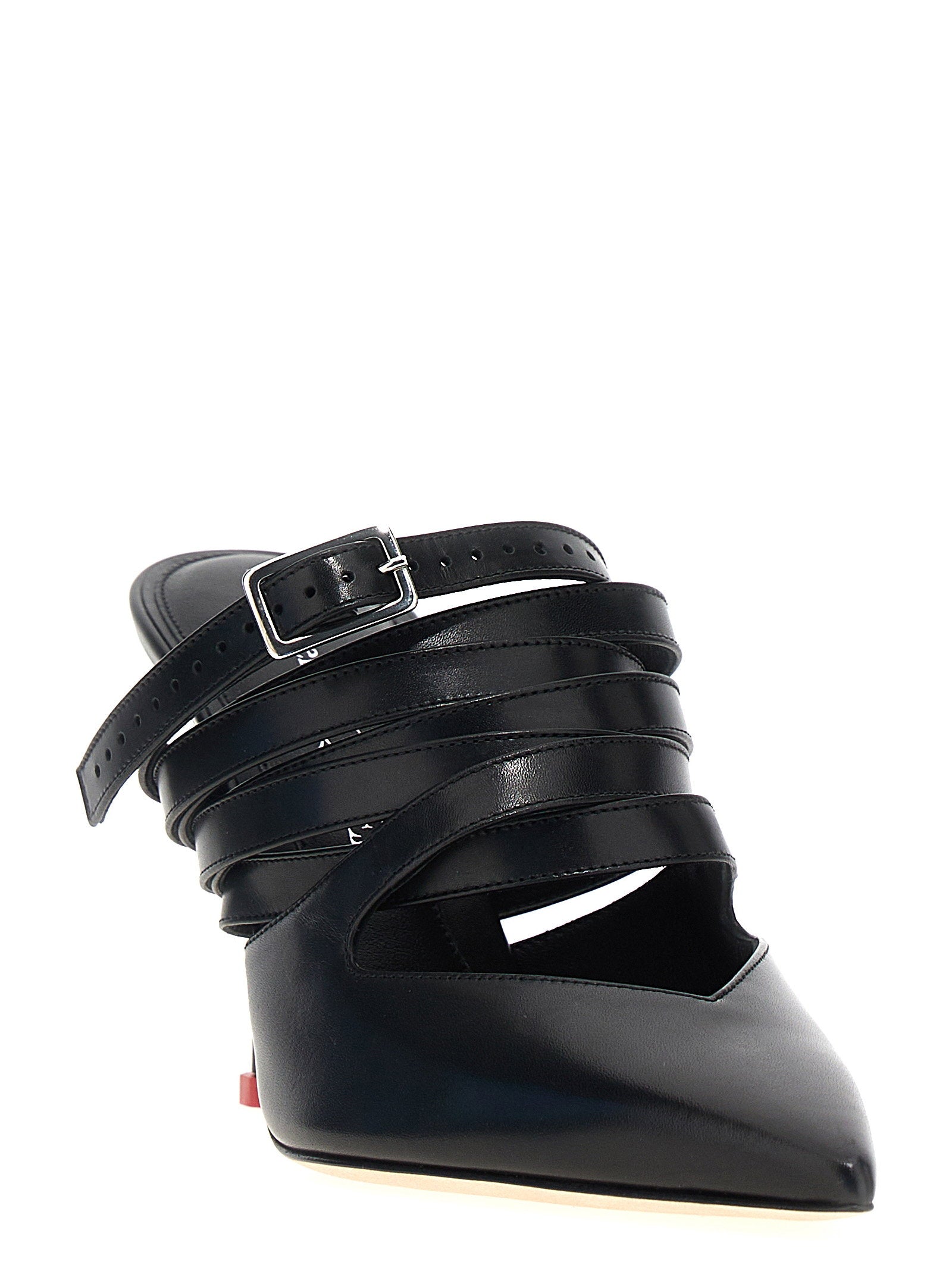 Alexander McQueen Strap Mules Black